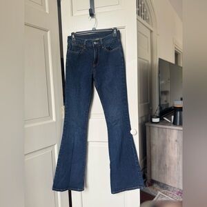 Brandy Melville John Galt Dark Wash Denim Jeans size small blue